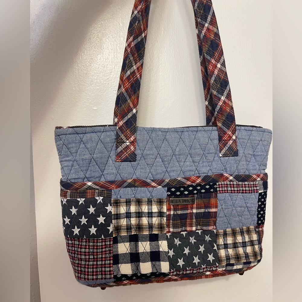 Bella Taylor Patchwork Quilted Purse - image 2